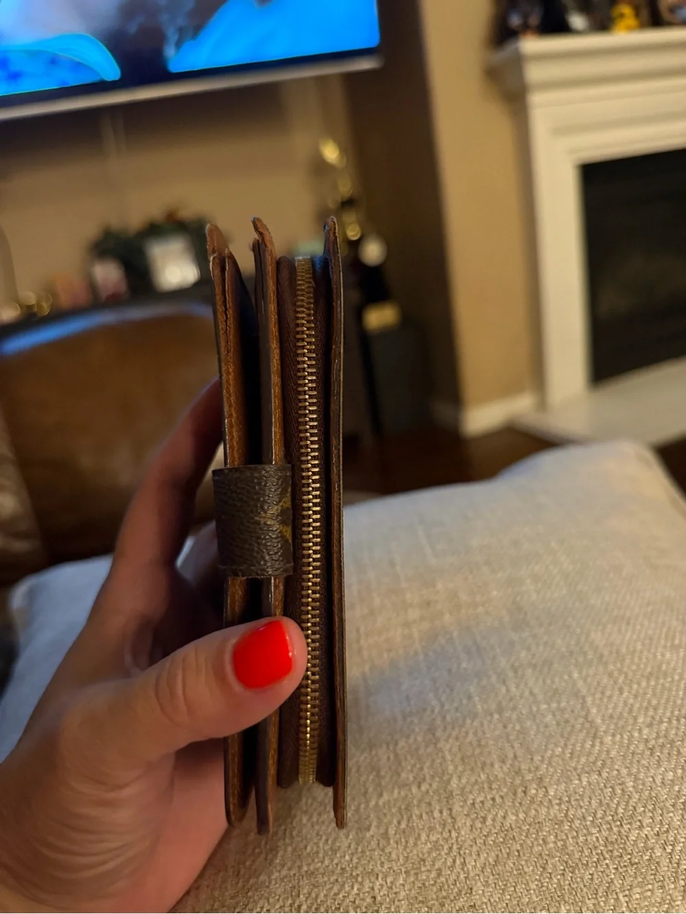 Louis Vuitton Porte Papier Zippie Brown Monogram Wallet